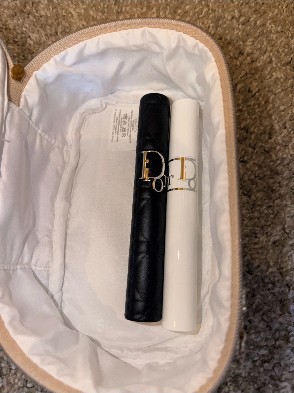 Dior Makeup Bag With Mascara And Primer